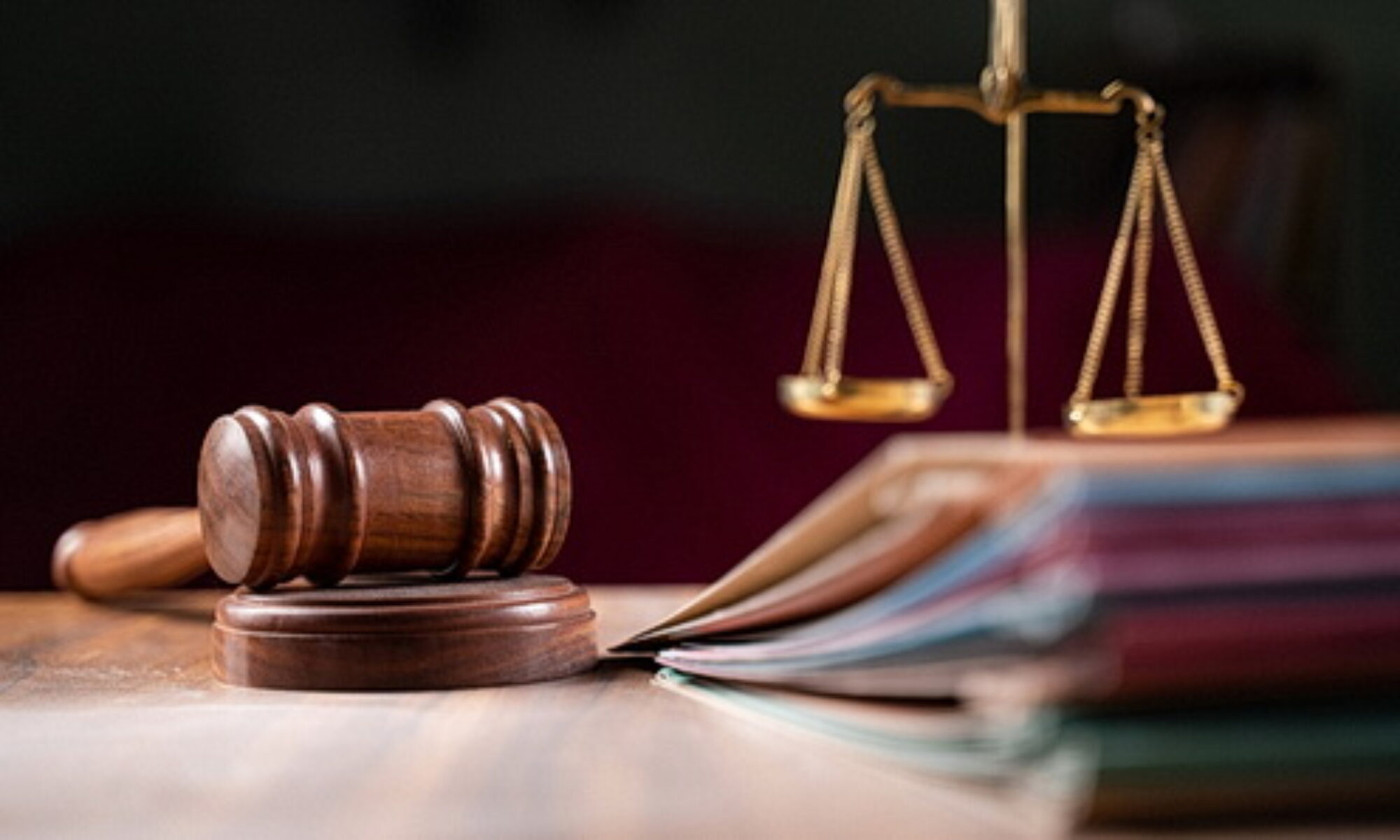 Photo of law gavel on desk